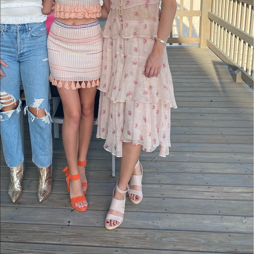 LoveShackFancy Midi Skirt